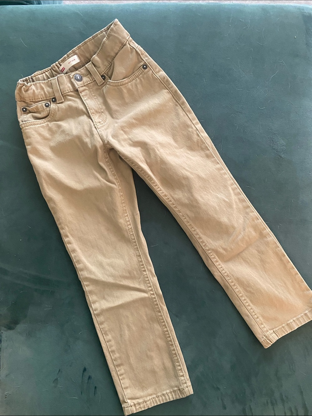 Levi's Kids Tan Straight-Leg Jeans
